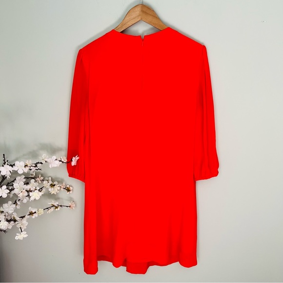 New York and Company Eva Mendes Orange Dress Size XL - Picture 3 of 4